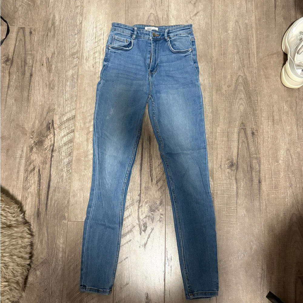 Zara Women's Skinny Jeans in Blue